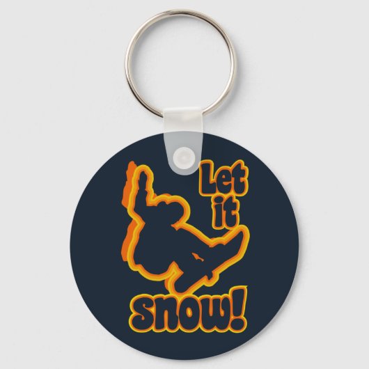 Snowboardsleutelketen Sleutelhanger (Voorkant)