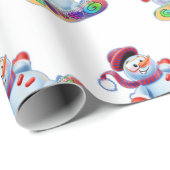 Snowboardsneksteen Cadeaupapier (Rol Hoek)