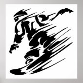 Snowboardsport Poster (Voorkant)