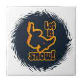 Snowboardtegel Tegeltje (Voorkant)