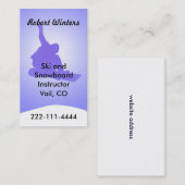 SnowboardVisitekaartje Visitekaartje (Voorkant / Achterkant)