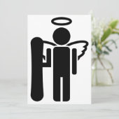 snowboargel kaart (Staand voorkant)