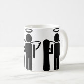 snowboargel koffiemok (Voorkant rechts)