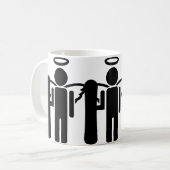 snowboargel koffiemok (Voorkant links)