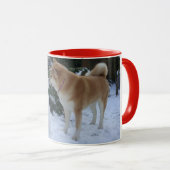 snowboezem-sneeuwhond mok (Voorkant rechts)