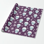Snowbones: Een skeletachtige winter wonderland wra Cadeaupapier (Uitgerold)