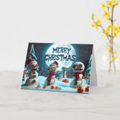 Snowbones Groeten Kaart (Gele Bloem)