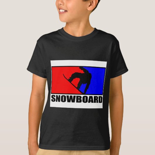 snowbord t-shirt (Voorkant)