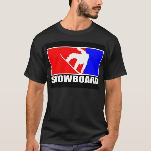 snowbord t-shirt (Voorkant)