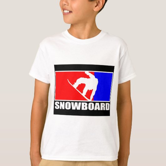 snowbord t-shirt (Voorkant)