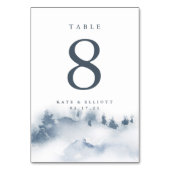 Snowbound | Aangepaste Kaart tabelnummer (Voorkant)