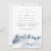 Snowbound | Christening of Baptisme-uitnodiging Kaart (Voorkant)