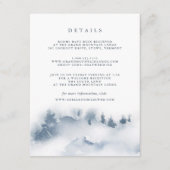 Snowbound Guest Details Enclosure Kaart (Voorkant)