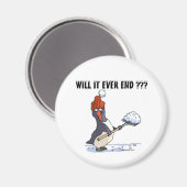 Snowbound Penguin Magneet (Voorkant / Achterkant)