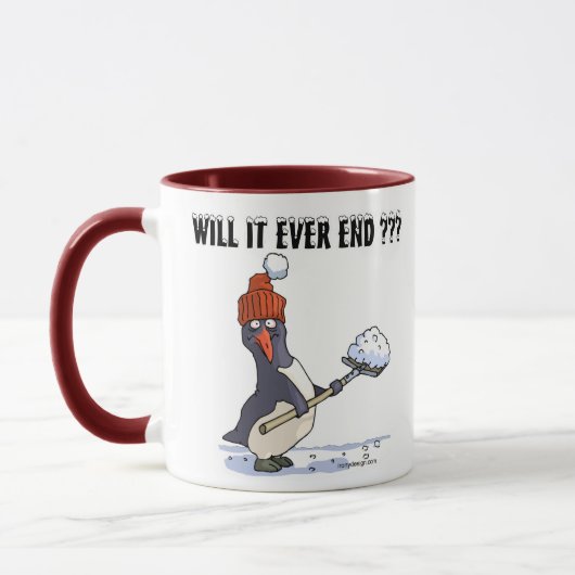 Snowbound Penguin Mok (Links)