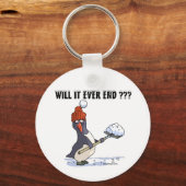 Snowbound Penguin Sleutelhanger (Voorkant)