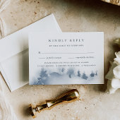 Snowbound | RSVP-kaart voor maankeuze RSVP Kaartje