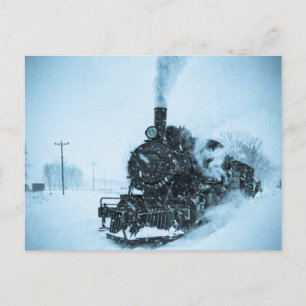 Snowbound Train  Briefkaart