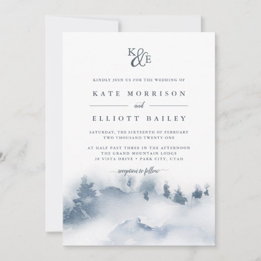 Snowbound | Uitnodiging voor weddenschappen op mon (Voorkant)