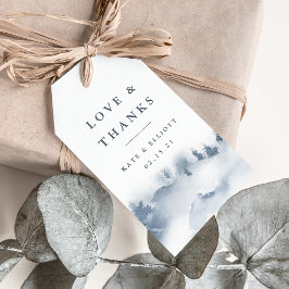 Snowbound Wedding Dank je wel Cadeaulabel