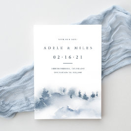 Snowbound | WinterWaterverf Opslaan datum Save The Date