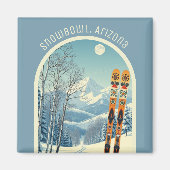 Snowbowl Arizona ski vacation Magnet (Voorkant)