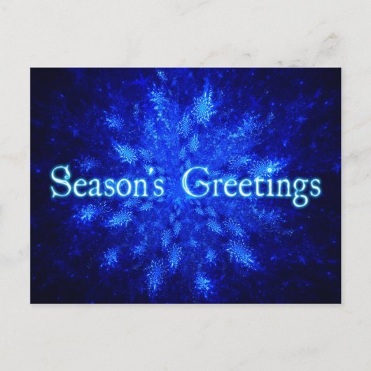 Snowburst Briefkaart (Voorkant)