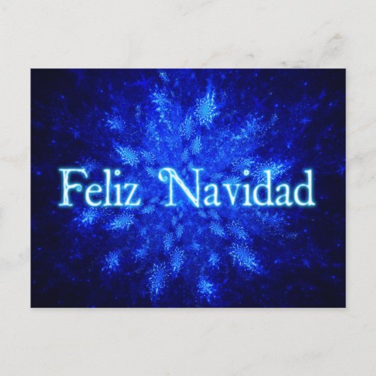 Snowburst Briefkaart (Voorkant)