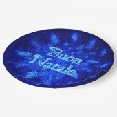 Snowburst - Buon Natale Papieren Bordje (Gekanteld)