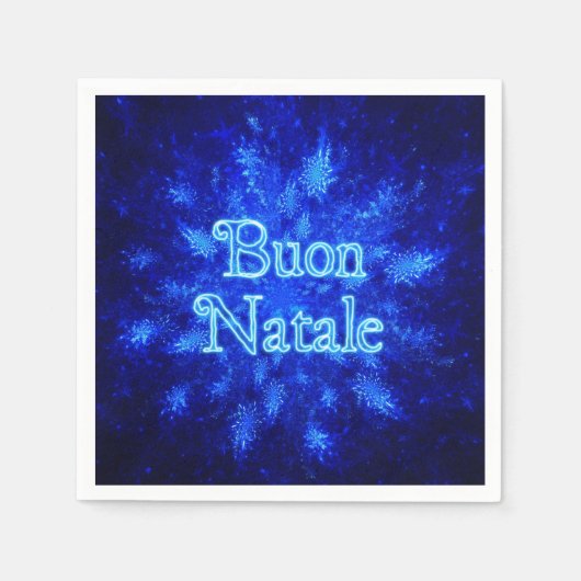 Snowburst - Buon Natale Servet (Voorkant)