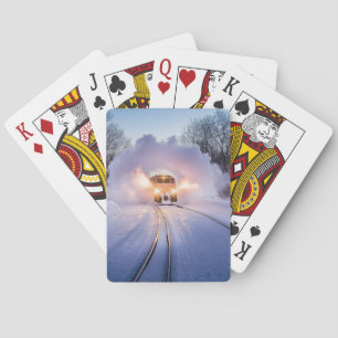 Snowburst Express: Winter Trein Speelkaarten