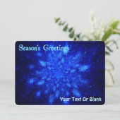 Snowburst Feestdagenkaart (Staand voorkant)