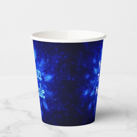 Snowburst - Feliz Navidad Papieren Bekers (Links)