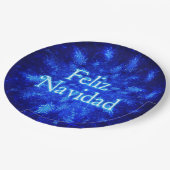 Snowburst - Feliz Navidad Papieren Bordje (Gekanteld)