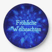 Snowburst - Froliche Weihnachten Papieren Bordje (Voorkant)