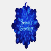 Snowburst - Groeten van het seizoen Ornament Kaart (Rechts)