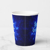 Snowburst - Groeten van het seizoen Papieren Bekers (Rechts)