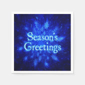 Snowburst - Groeten van het seizoen Servet (Voorkant)
