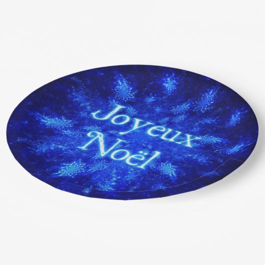 Snowburst - Joyeux Noё l Papieren Bordje (Gekanteld)