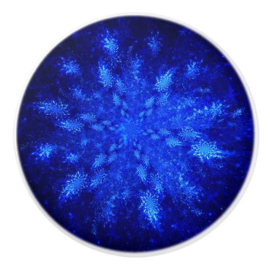 Snowburst Keramische Knop (Voorkant)