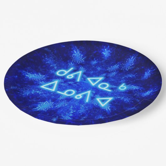 Snowburst - Kuvianak Innovia Papieren Bordje (Gekanteld)