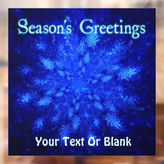 Snowburst Raamsticker (Vel 2)