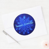 Snowburst Ronde Sticker (Envelop)
