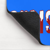 Snowcap-lettertypen voor vrolijk kerstfeest muismat (Hoek)