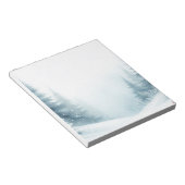 Snowcap Mountain Christmas Tree Boerderij Notitieb Notitieblok (Schuin)