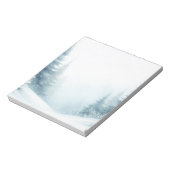 Snowcap Mountain Christmas Tree Boerderij Notitieb Notitieblok (Linkerzijde)