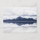 Snowcap Mountain Reflection Briefkaart (Voorkant)