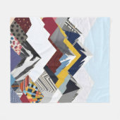 Snowcap Mountains Fleece Deken (Voorkant (Horizontaal))