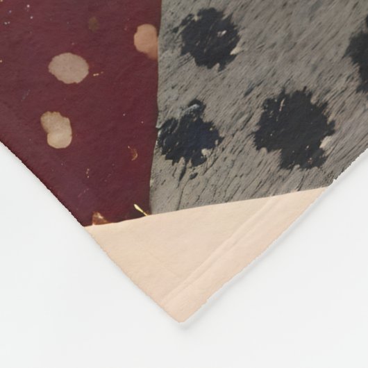 Snowcap Mountains Fleece Deken (Hoek)