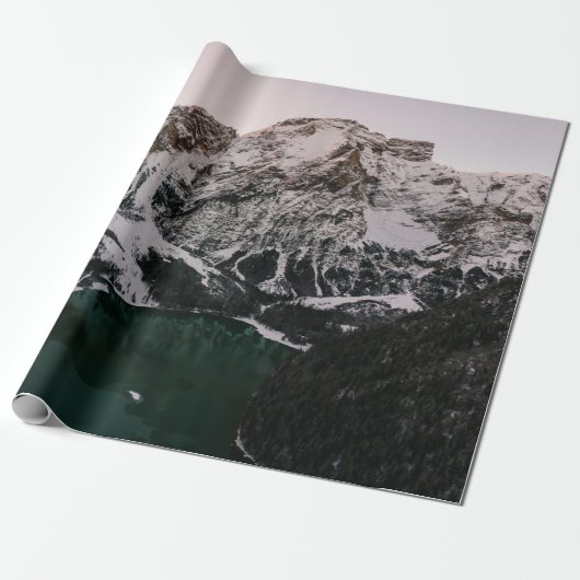 SNOWCAPPED MOUNTAINS CADEAUPAPIER (Uitgerold)